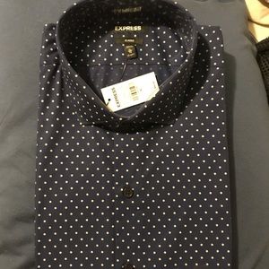 NWT Express button down dress shirt XL